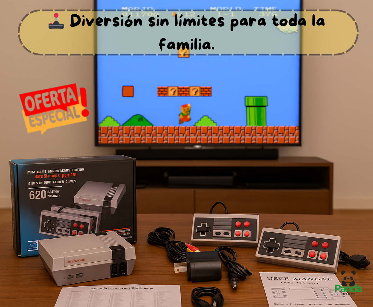 Consola Retro Nintendo 620 videojuegos