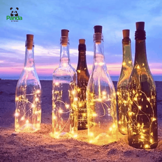 Docena de Corchos con Luces Para Botella