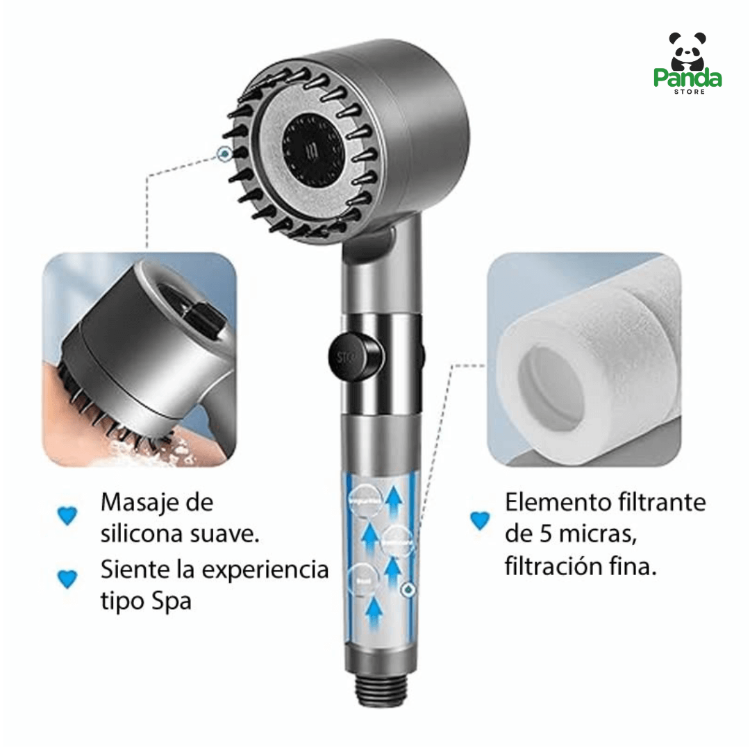 Pack Cabezal Ducha + Alfombra Absorbente 🛁