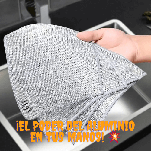 PROMO 6 PACK CON 5 PAÑOS DE ALUMINIO, 30 UNIDADES